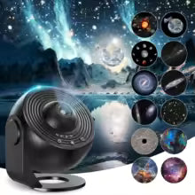 DreamGlow™ Galaxy Projector – 13 Planetarium Films | HD Star Projector