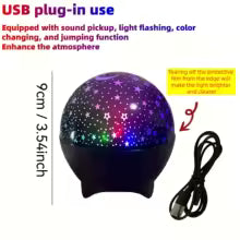 DreamGlow™ RGB Galaxy Projector – Star & Moon LED Night Light