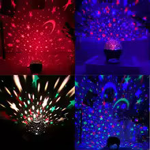 DreamGlow™ RGB Galaxy Projector – Star & Moon LED Night Light