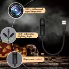 DreamGlow™ Black Cat Moon Projector – 360° Halloween Night Light
