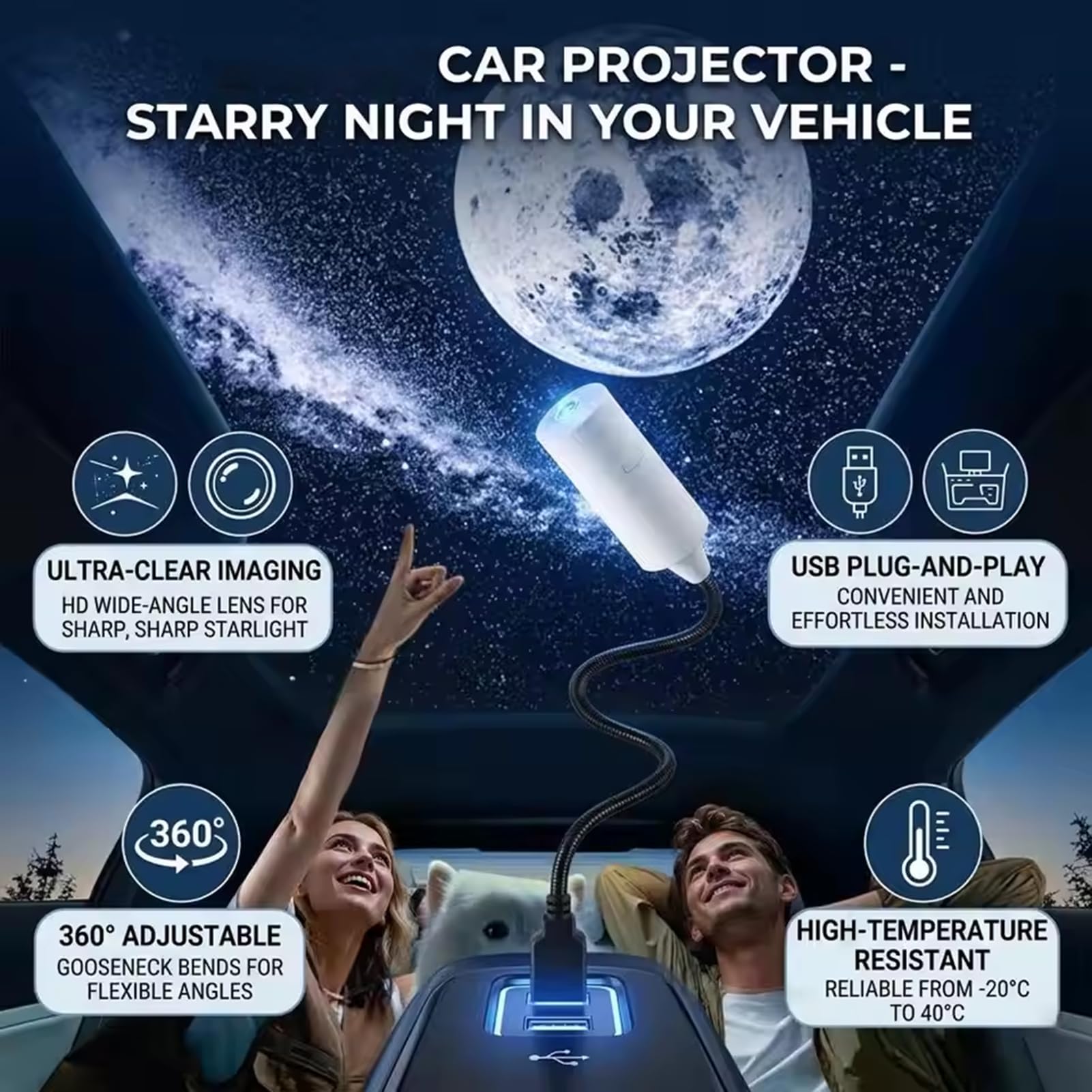 New Popular Bedroom 2-in-14K LED Baby Night Light Mini Galaxy Star Projector for Kids Room Starry Sky Decoration