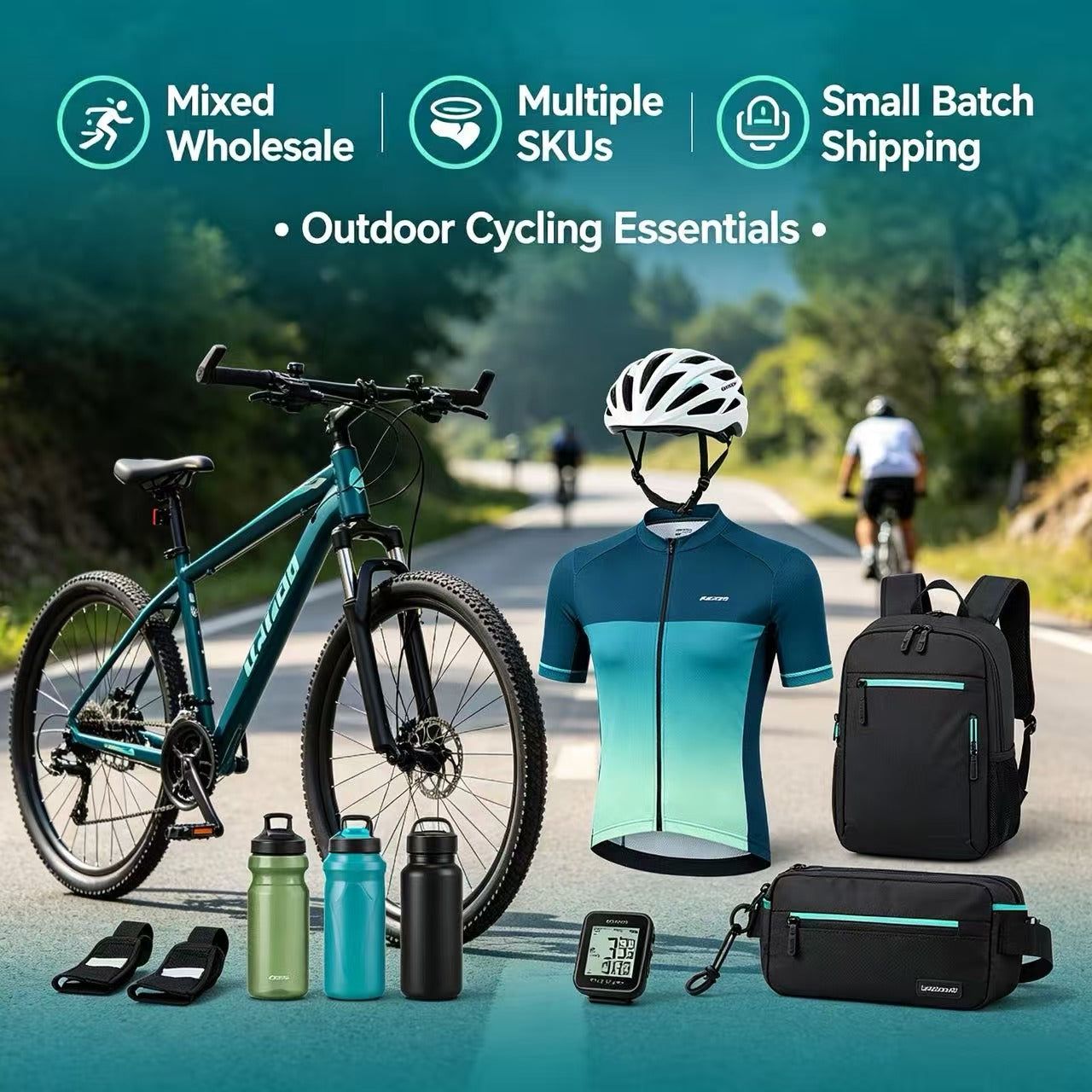 DremGlow™ Smart LED Bike Light Set – Rechargeable Waterproof Front & Rear Lights